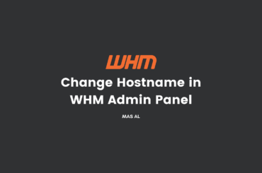 Cara Mengganti Hostname di WHM Cara Mengganti Hostname di WHM