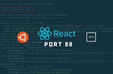 Cara Menjalankan React JS di Port 80 cara menjalankan react js di port 80