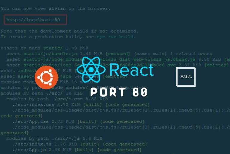 Cara Menjalankan React JS di Port 80 cara menjalankan react js di port 80