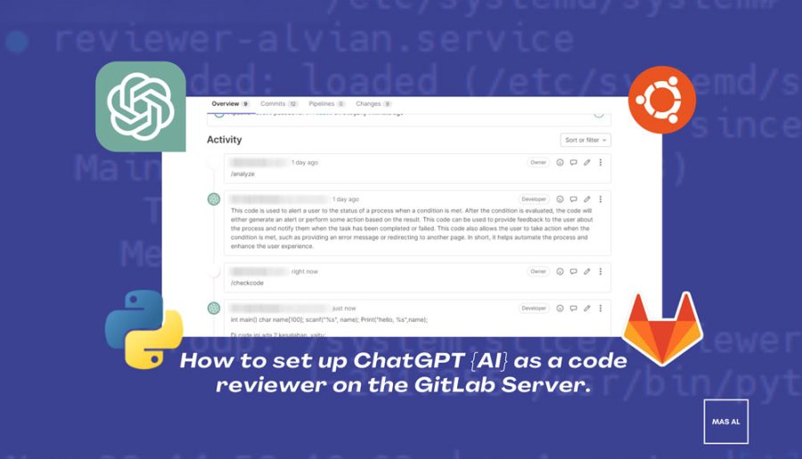 How to set up ChatGPT {AI} as a code reviewer on the GitLab Server