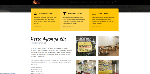 Restaurant (Website For Order Food and Reservation) - Gambar 2