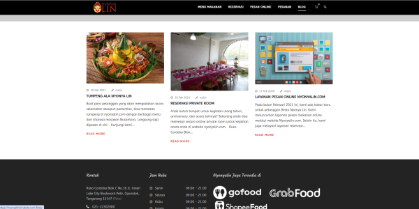 Restaurant (Website For Order Food and Reservation) - Gambar 5