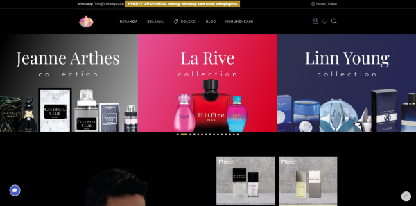 Perfumes House (Website For Perfumes Store)