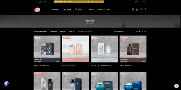 Perfumes House (Website For Perfumes Store) - Gambar 3